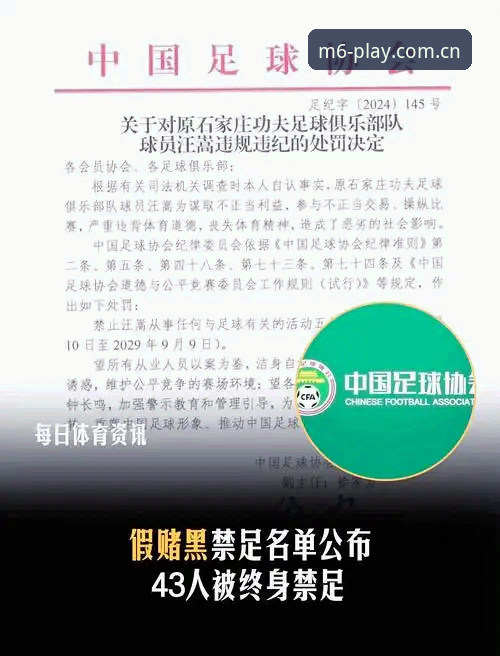 米乐M6官网2026 中国足协第三批禁足名单解读:足球行业整顿行动完整指南